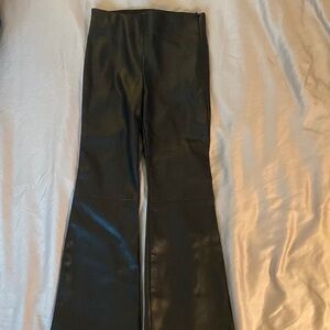 Zara girls faux leather pants, size 8, new with tags